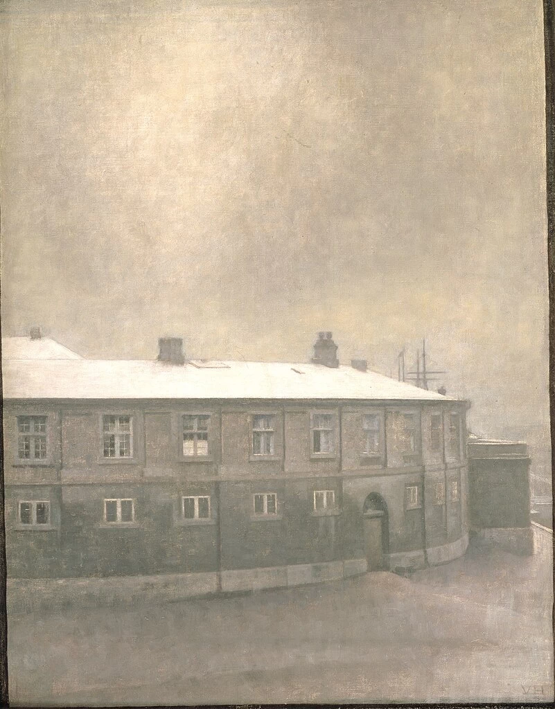 Vilhelm Hammershøi - Dal vecchio Christiansborg, 1907, Statens Museum for Kunst